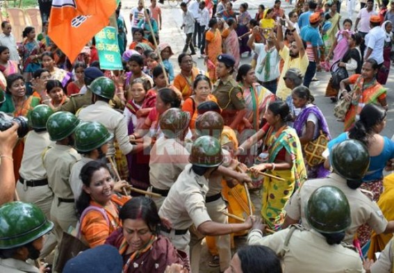 BJP records with 8000 women protesters at Capital City